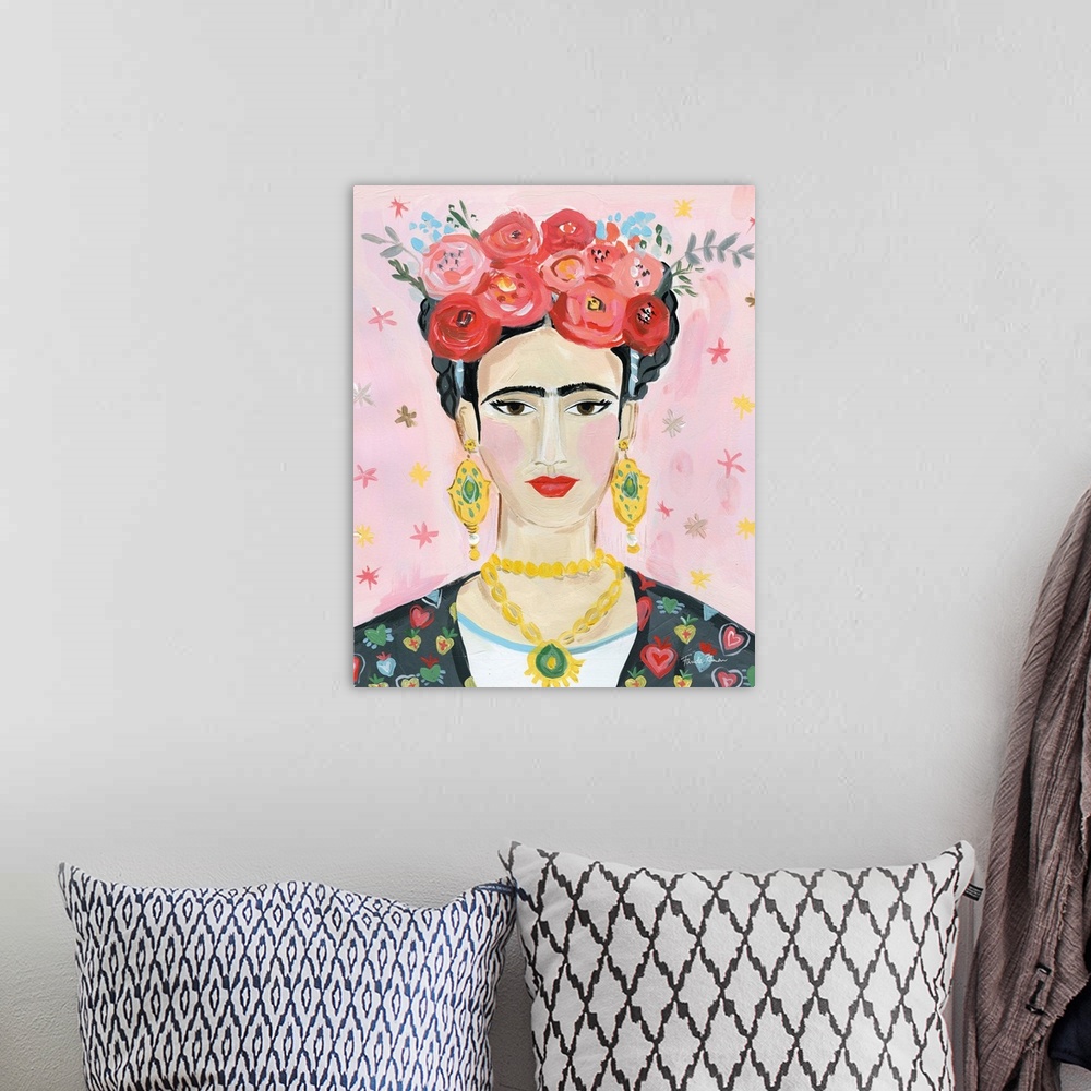 A bohemian room featuring Homage to Frida