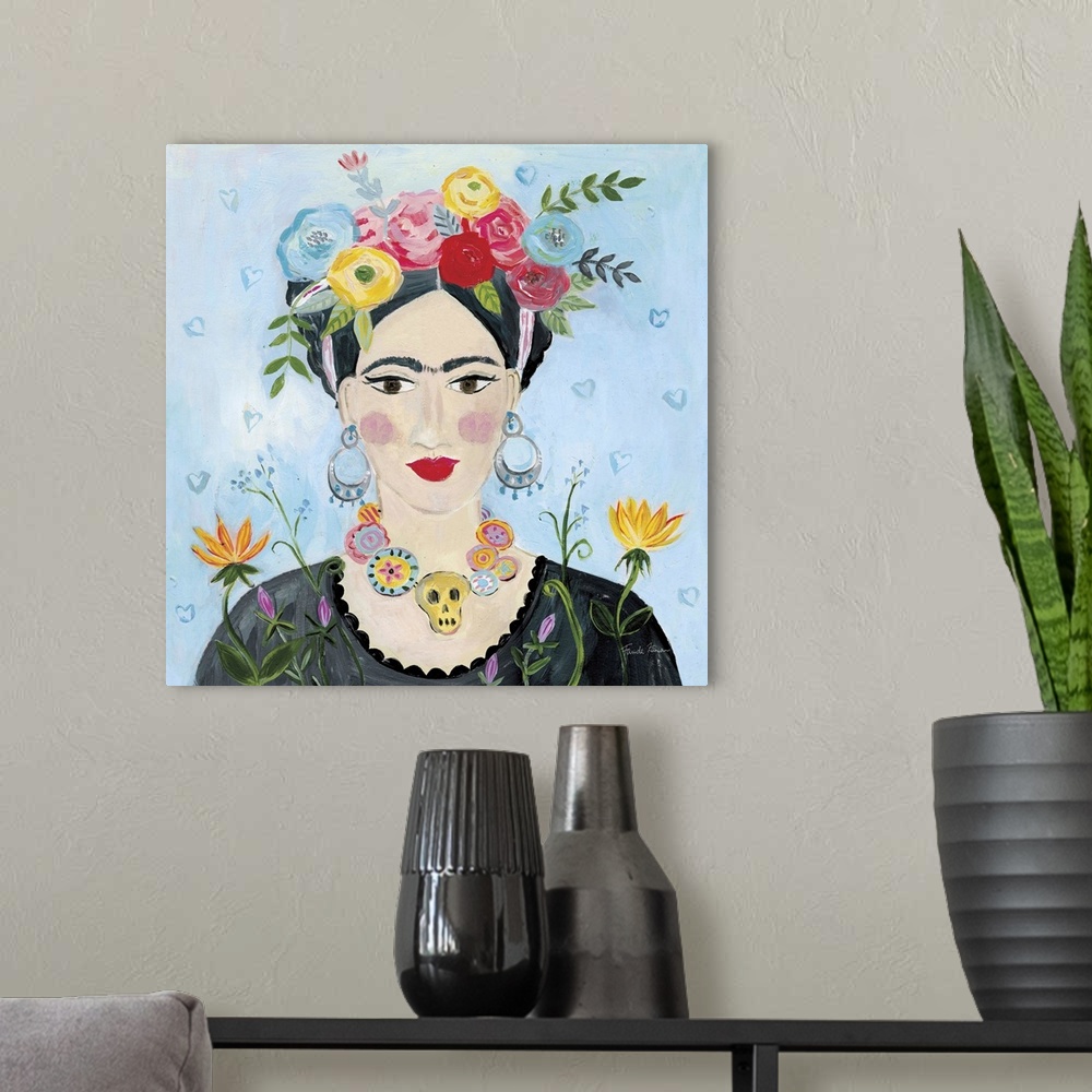 A modern room featuring Homage To Frida II Shoulders
