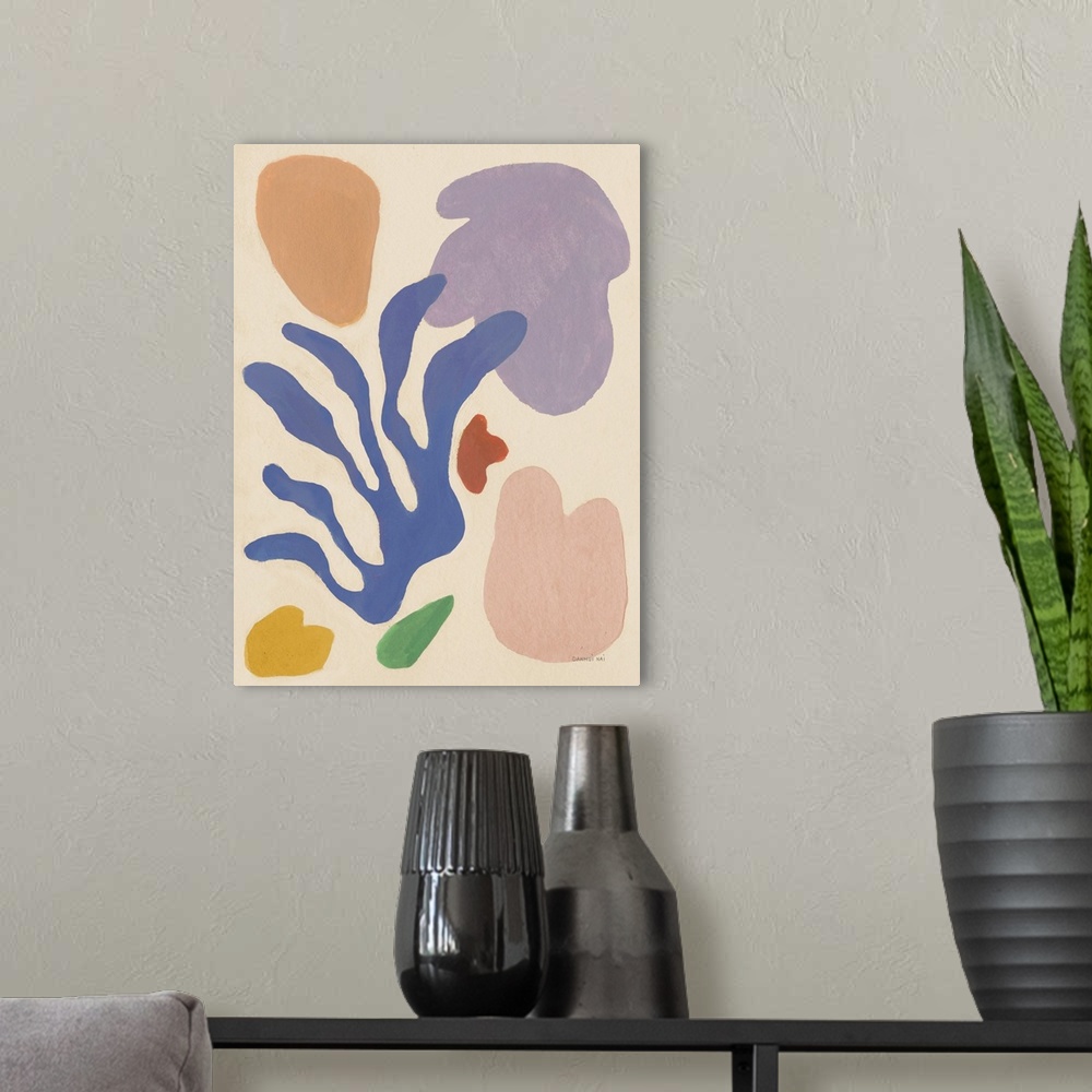A modern room featuring Honoring Matisse