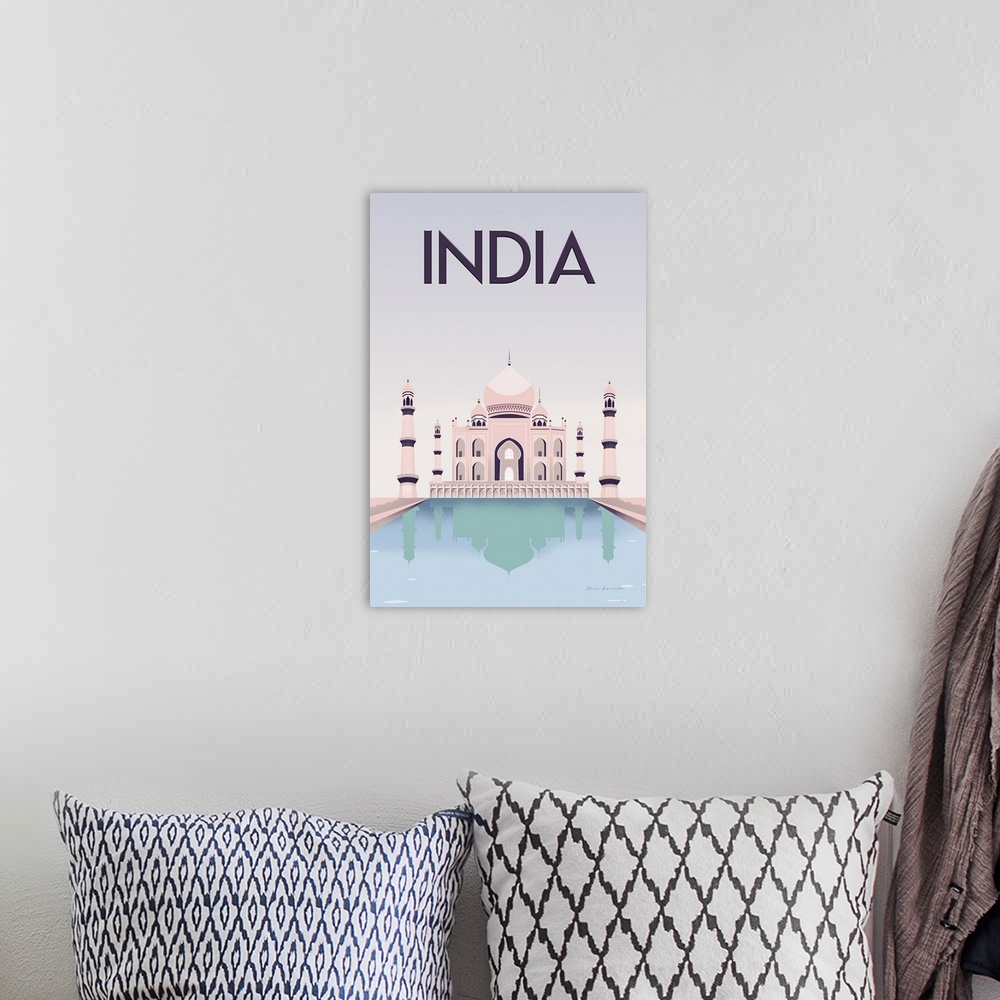 A bohemian room featuring India