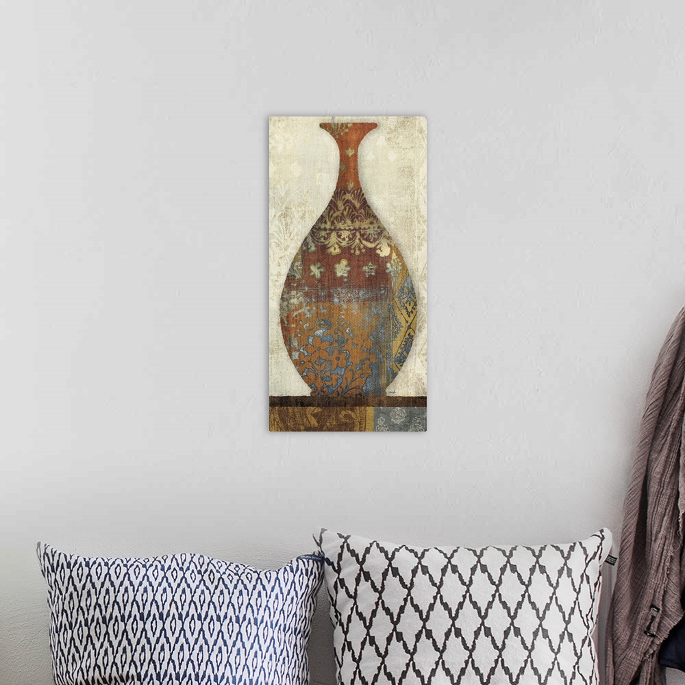 A bohemian room featuring Indian Vessels II