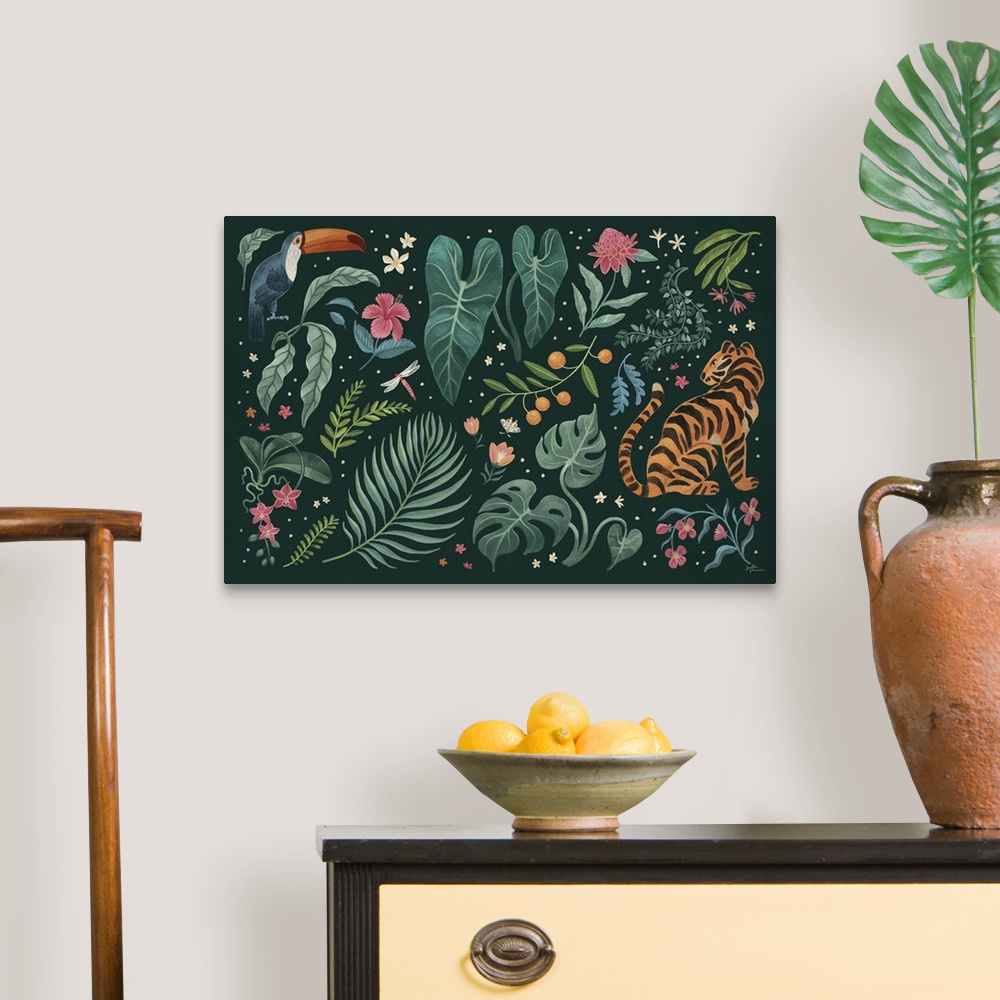 A traditional room featuring Jungle Love I