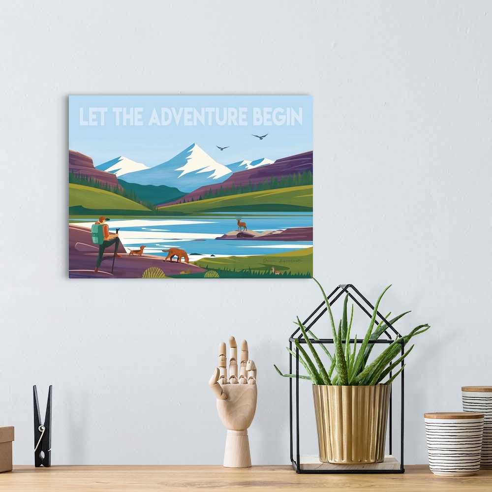 A bohemian room featuring Let The Adventure