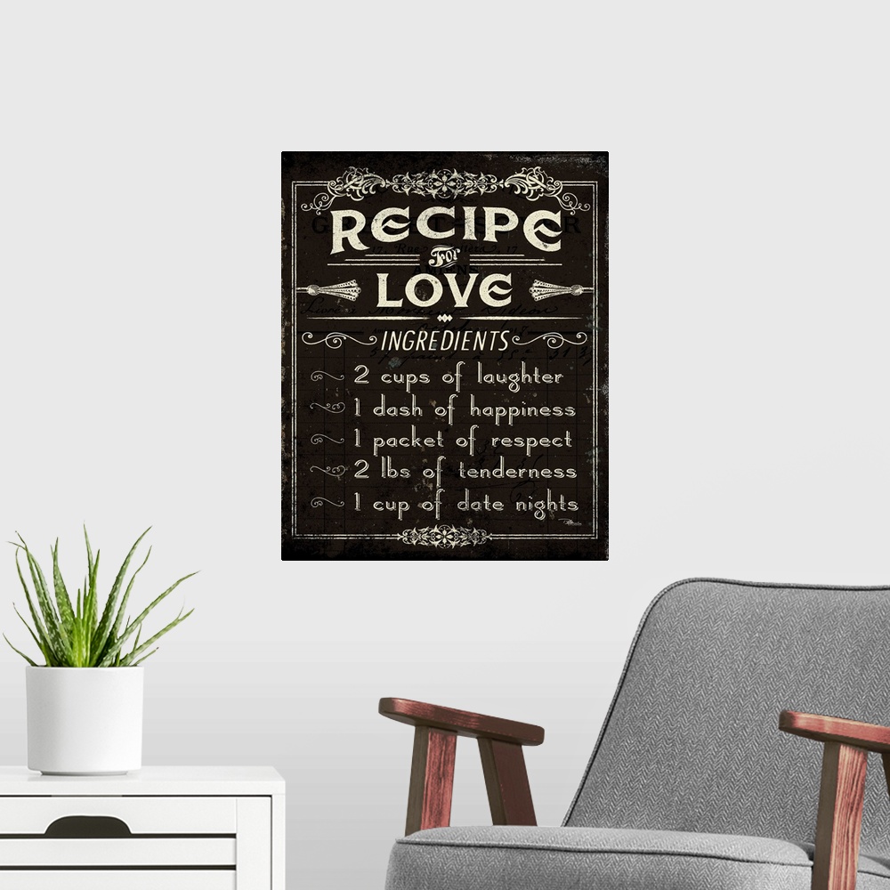 A modern room featuring Life Recipes I