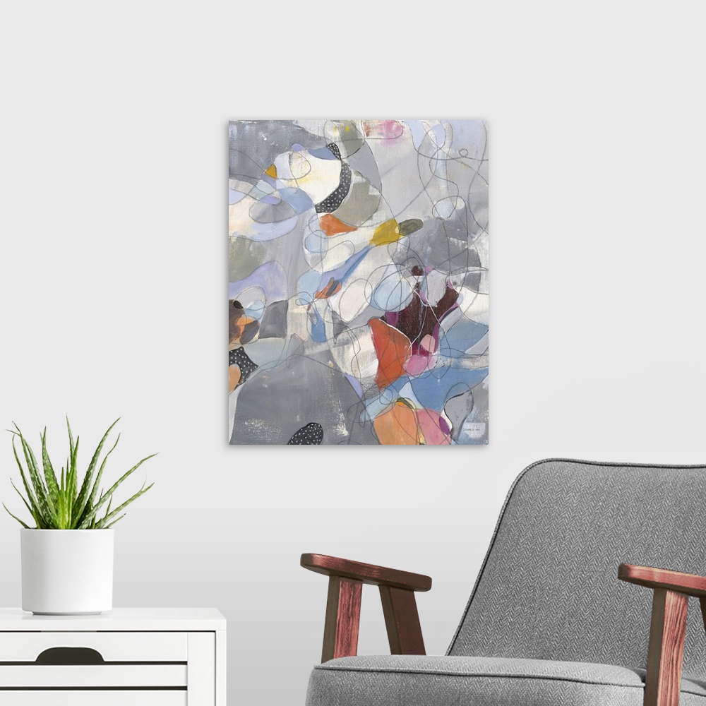 A modern room featuring Line Abstract