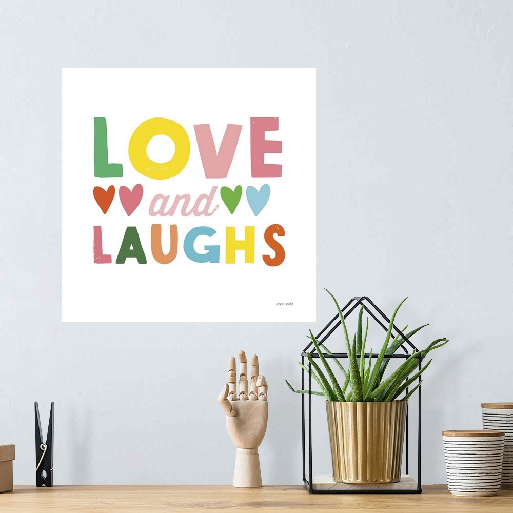 A bohemian room featuring Love And Laughs
