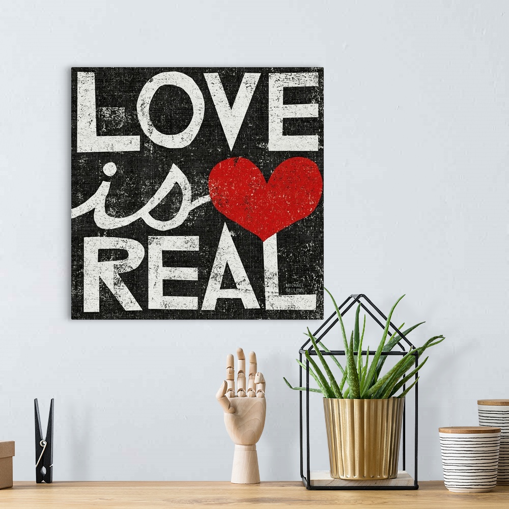 A bohemian room featuring Love Is Real Square