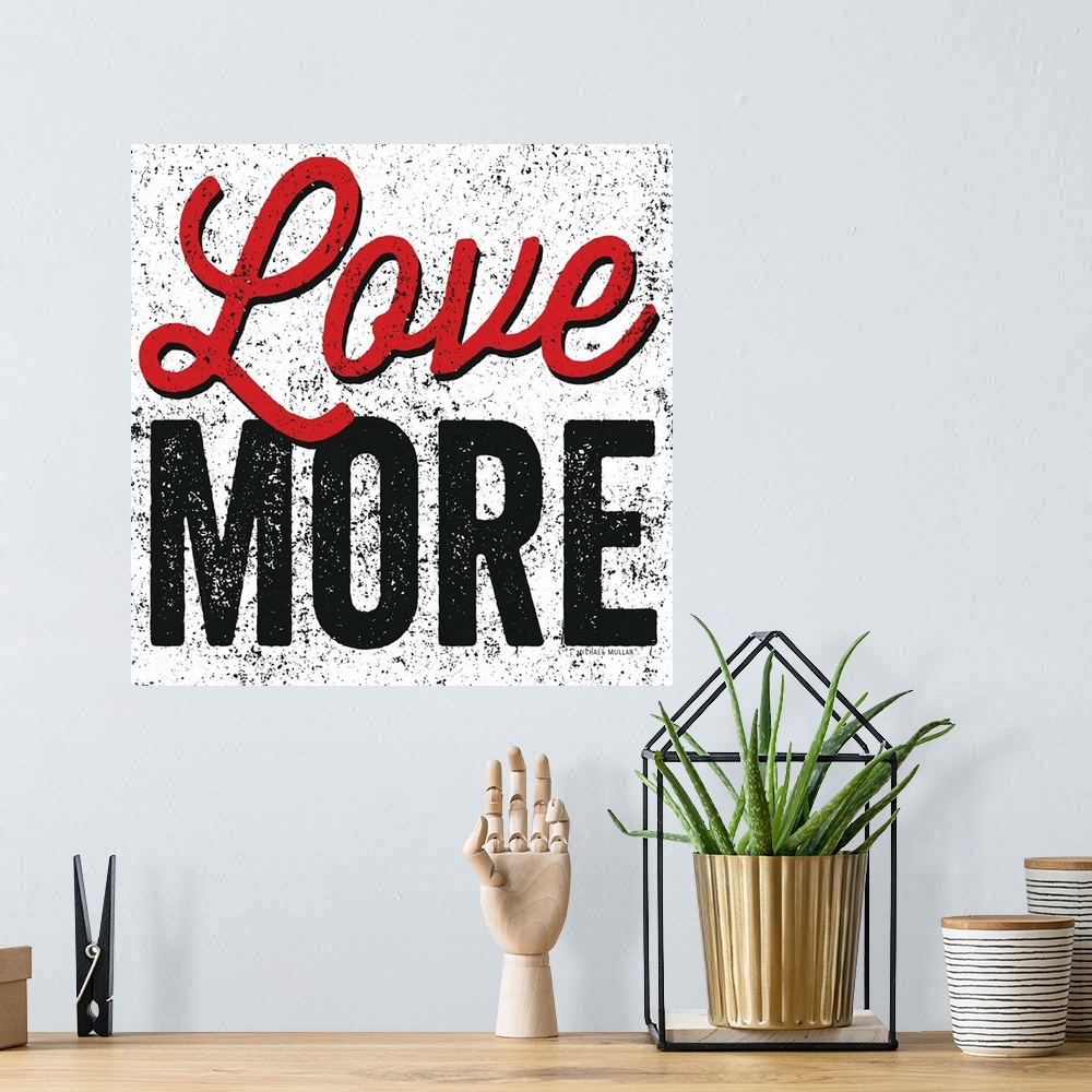 A bohemian room featuring Love More