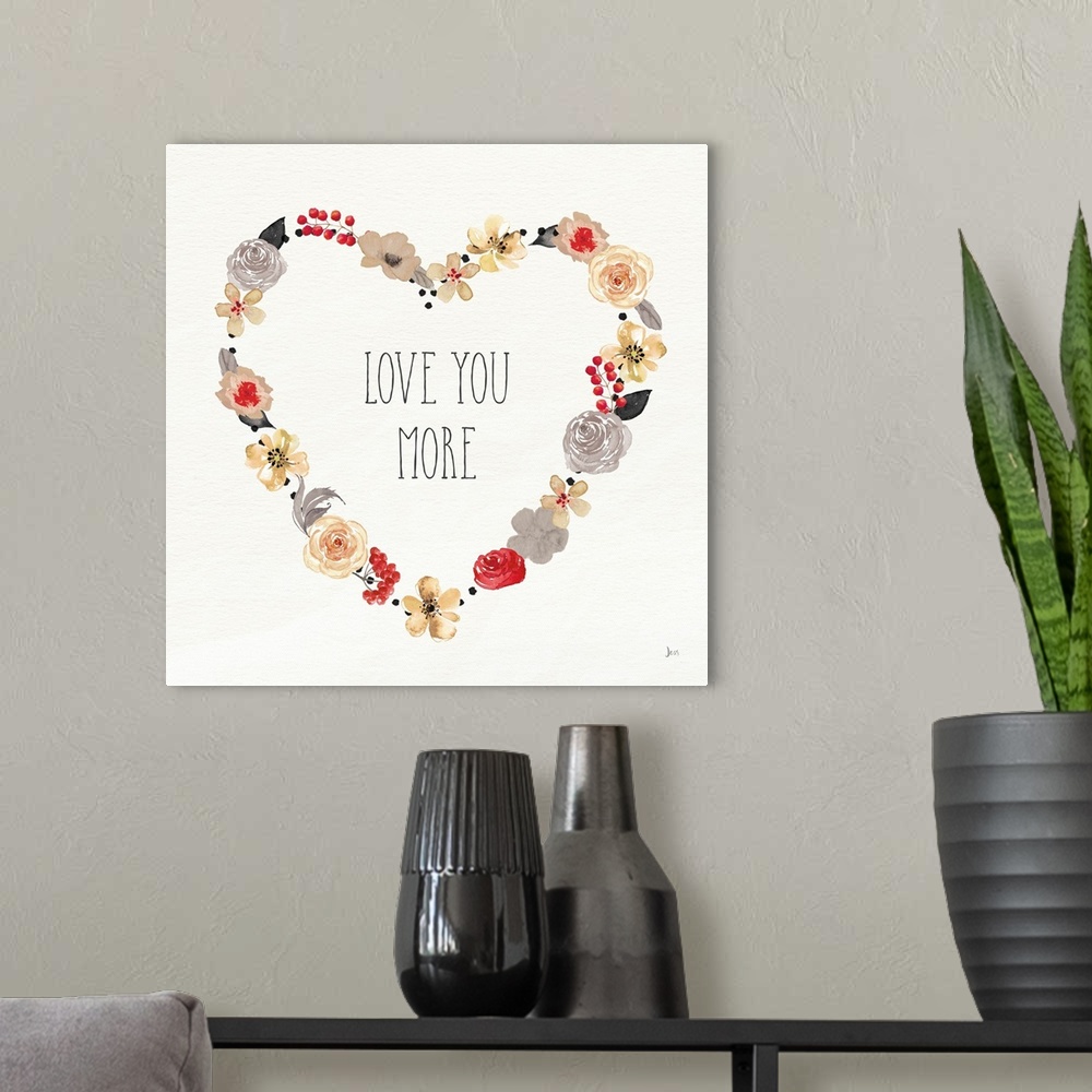 A modern room featuring Love You More I Neutral