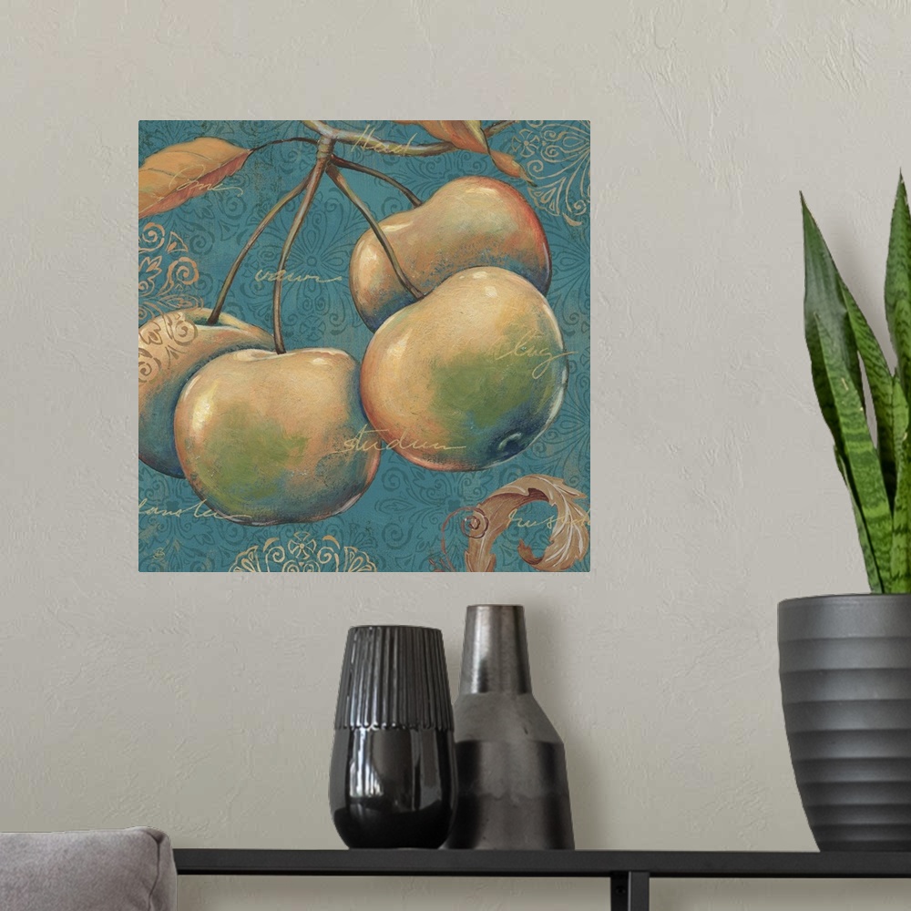 A modern room featuring Lovely Fruits III