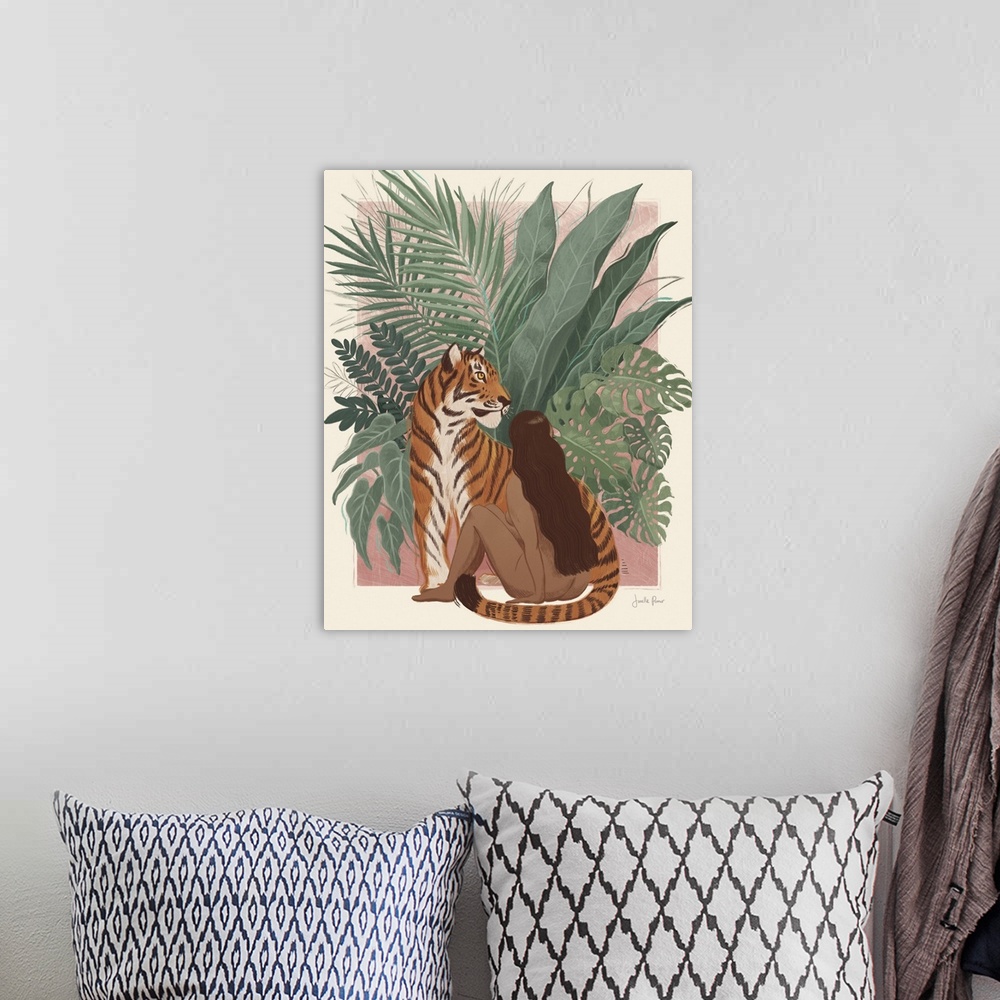 A bohemian room featuring Majestic Cats II