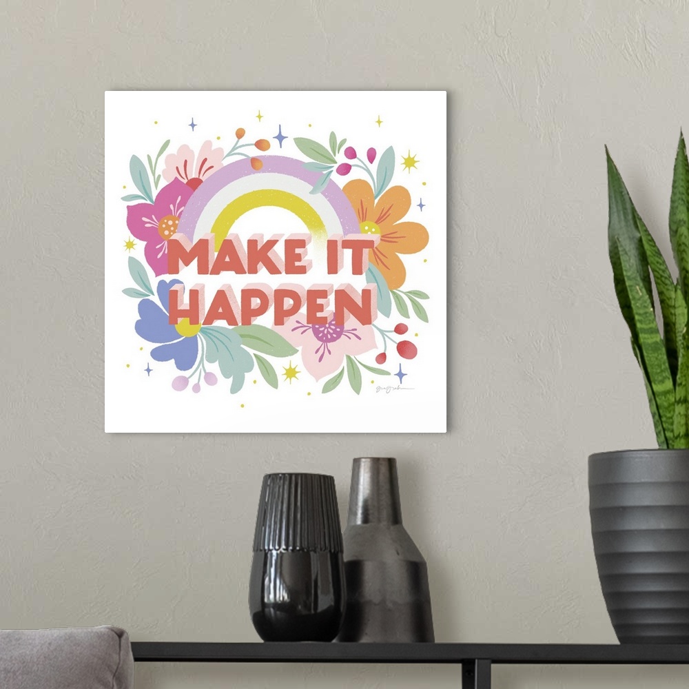 A modern room featuring Make It Happen I
