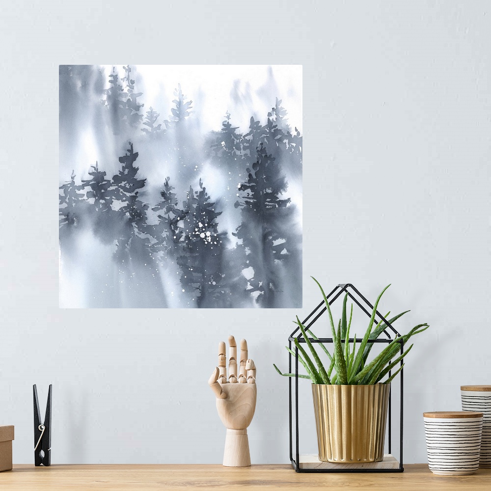 A bohemian room featuring Misty Forest I