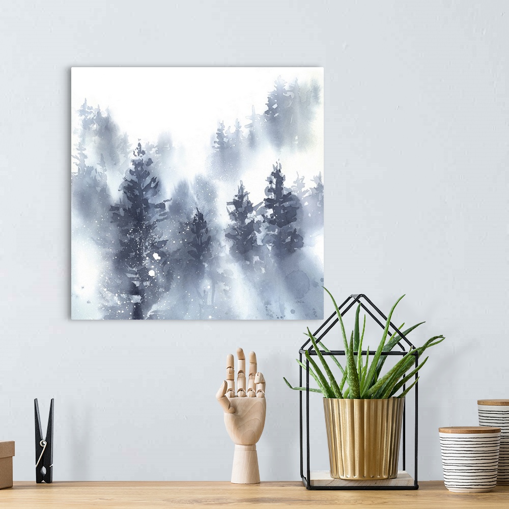A bohemian room featuring Misty Forest II