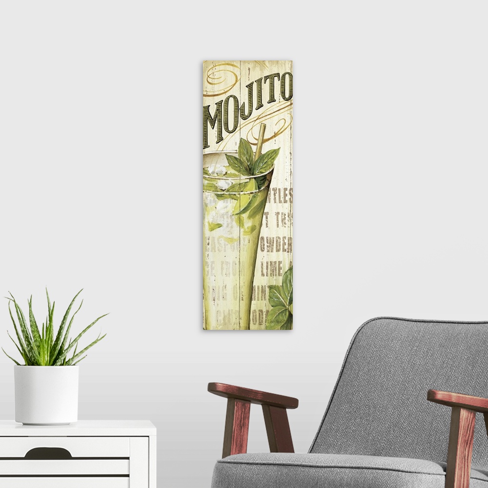 A modern room featuring Mojito