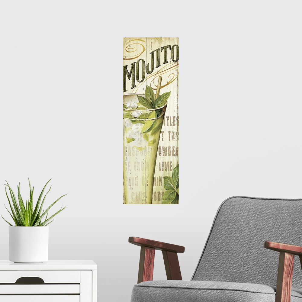 A modern room featuring Mojito