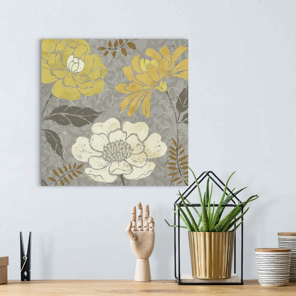 A bohemian room featuring Morning Tones Gold II