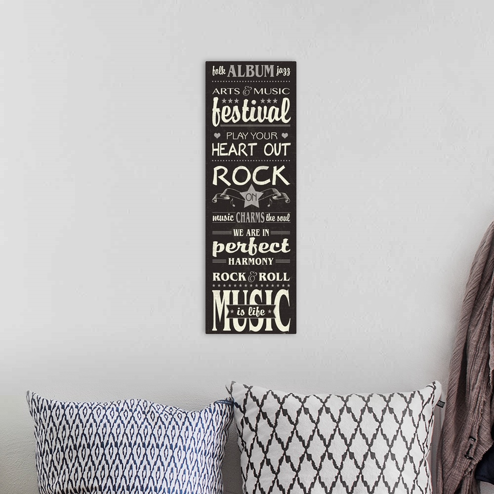 A bohemian room featuring Music Lovers II