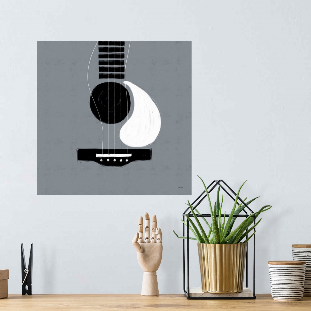 A bohemian room featuring Musical Abstract I