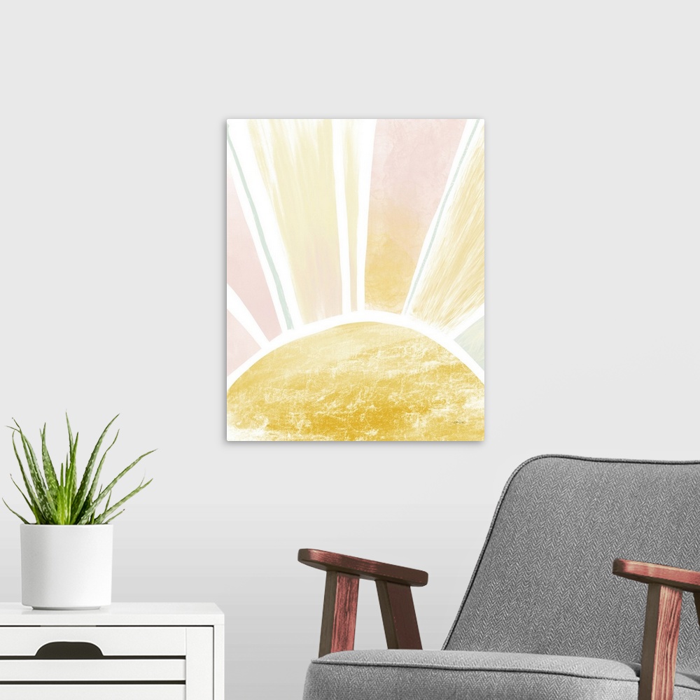 A modern room featuring My Sunshine