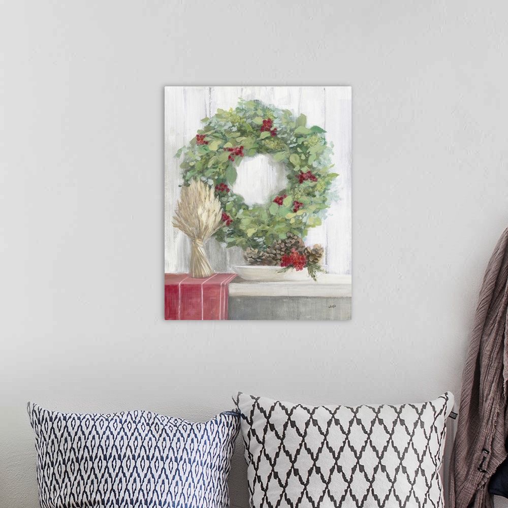 A bohemian room featuring Natural Christmas II