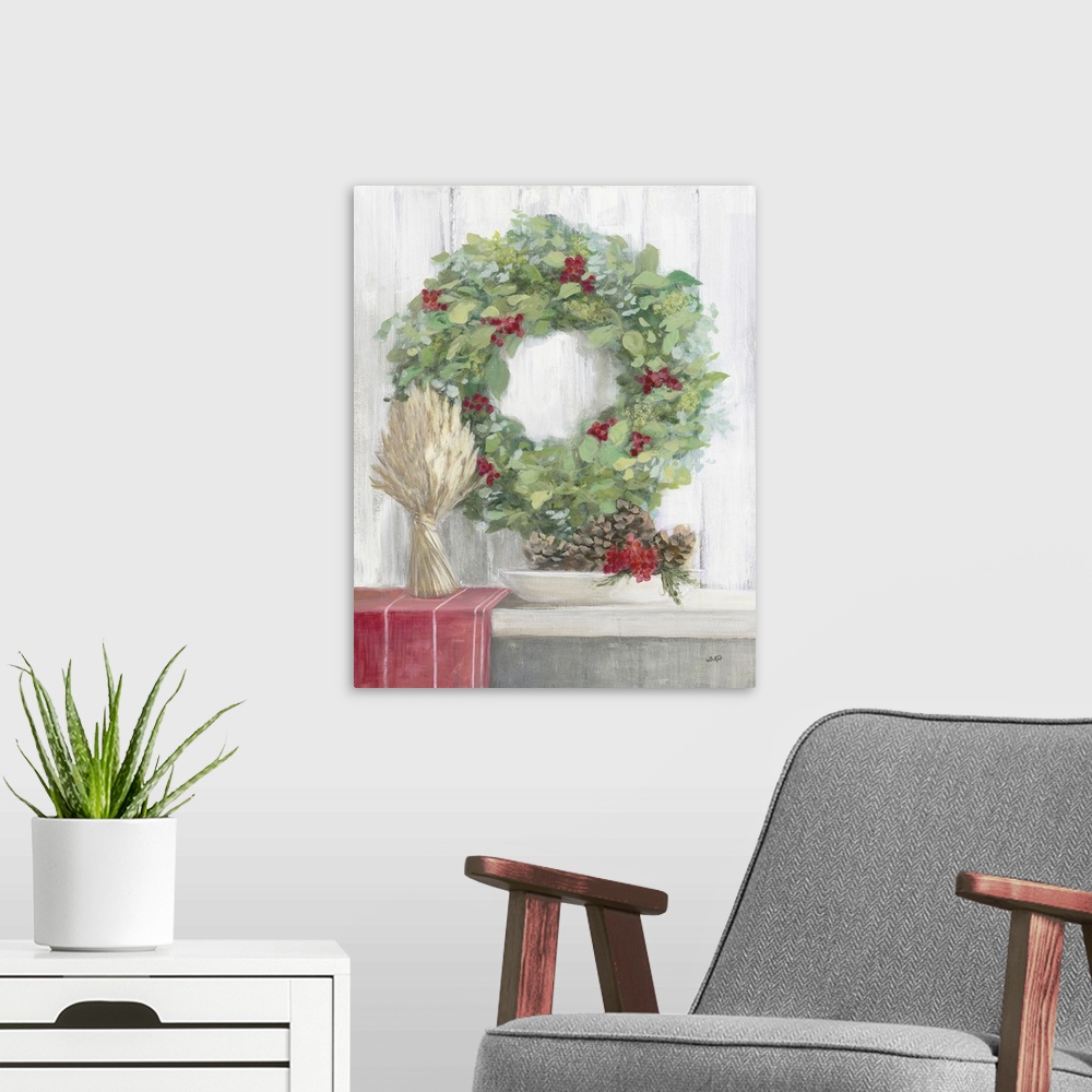 A modern room featuring Natural Christmas II