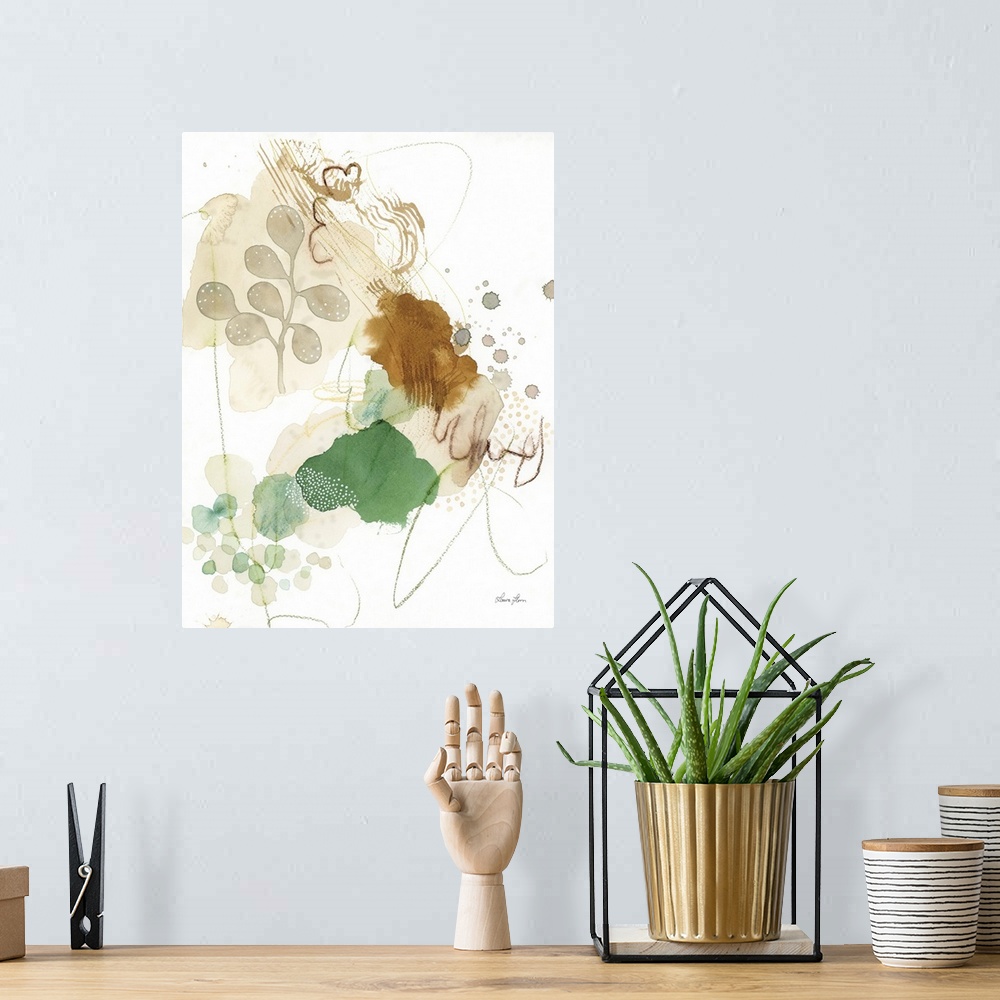 A bohemian room featuring Nature Abstract I