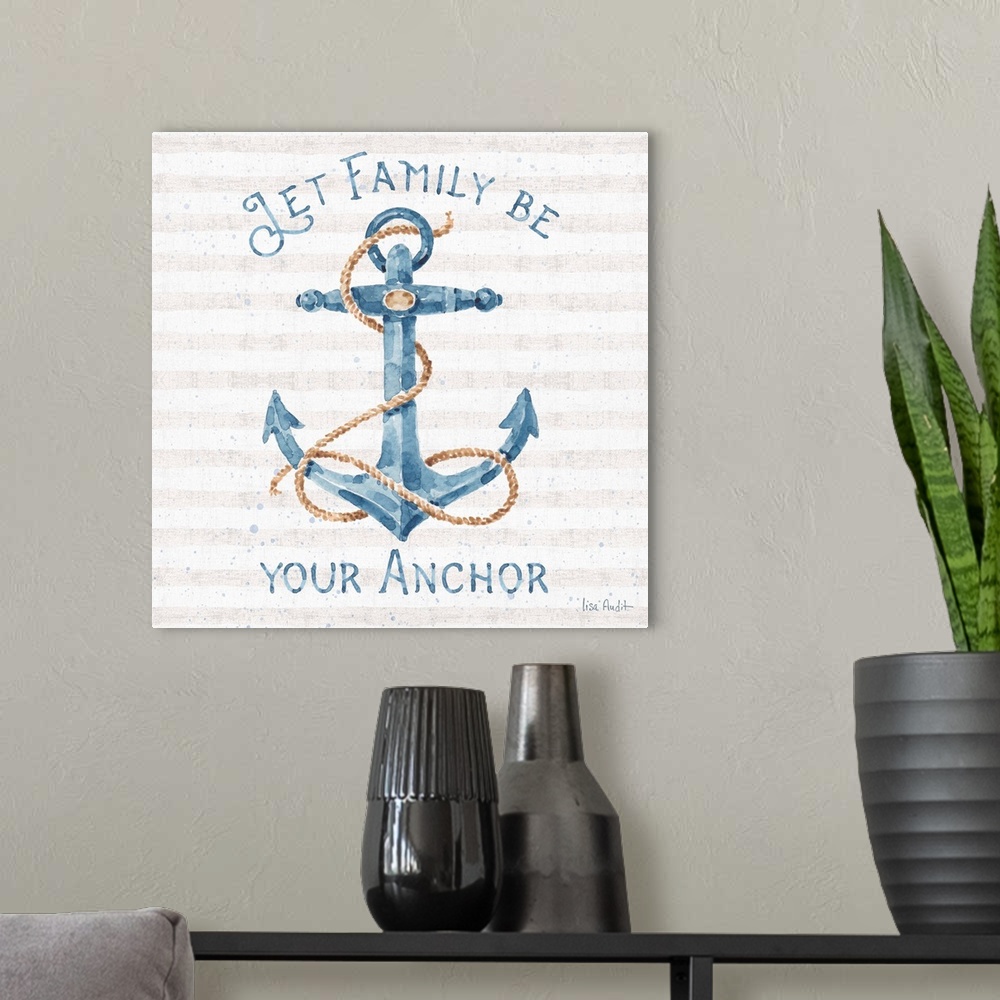 A modern room featuring Nautical Life IV