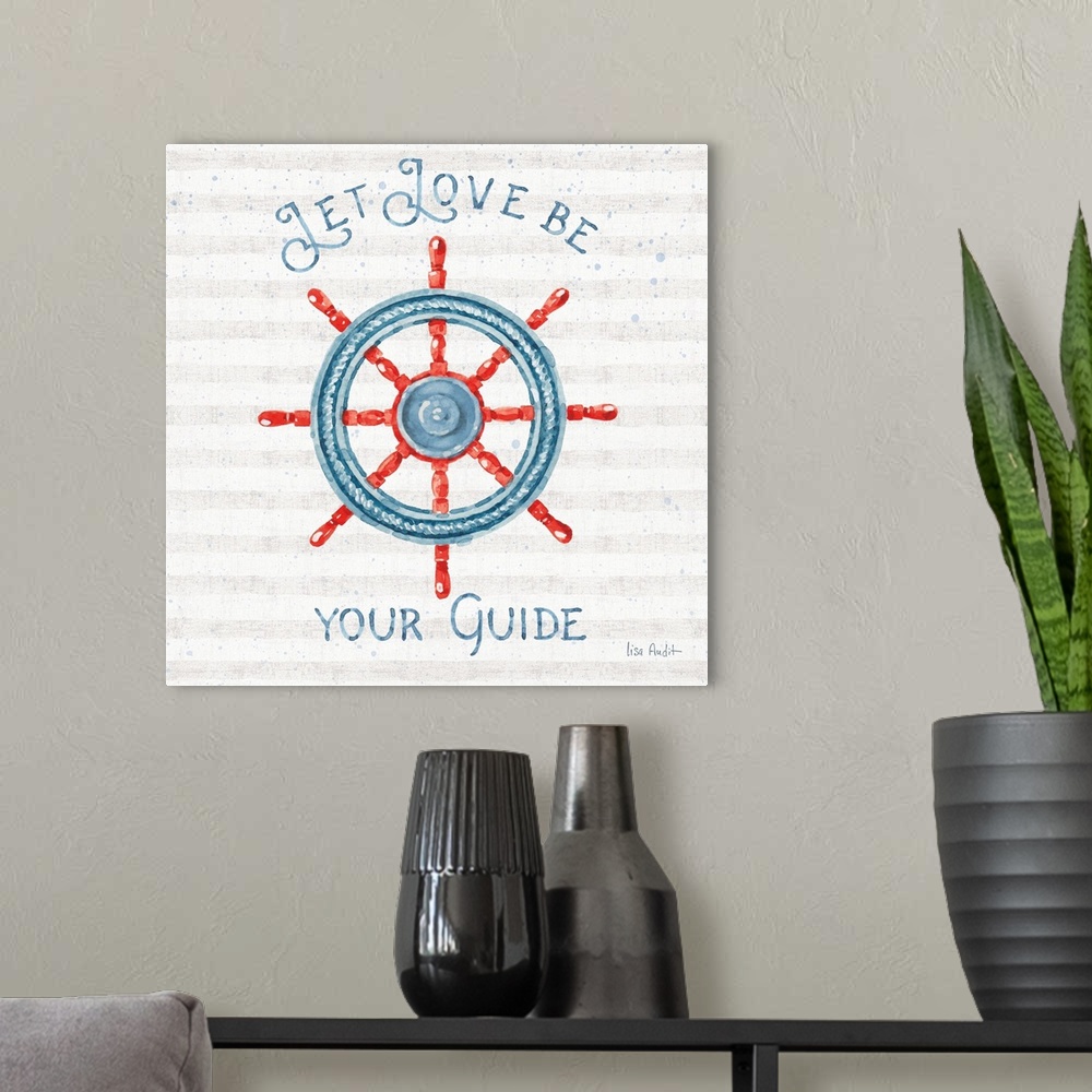 A modern room featuring Nautical Life V