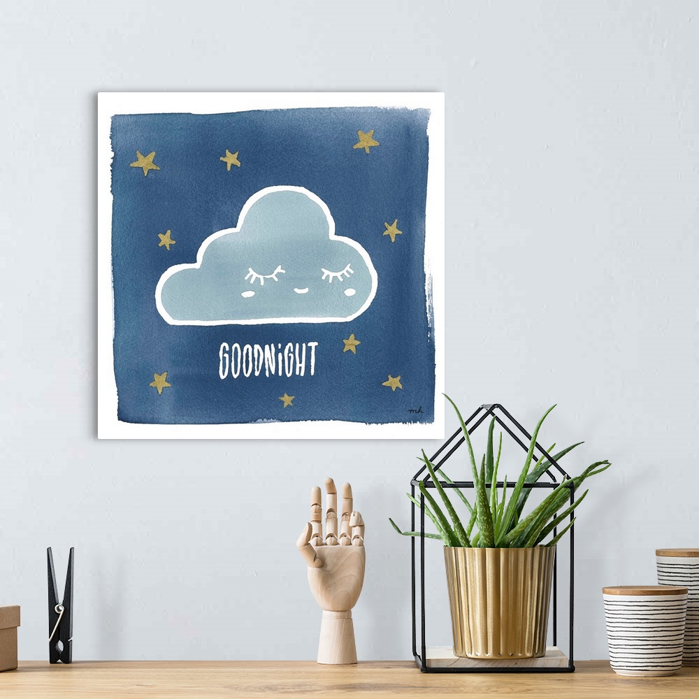 A bohemian room featuring Night Sky Goodnight