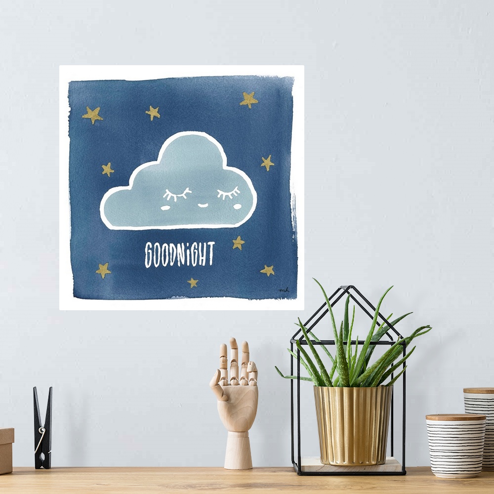 A bohemian room featuring Night Sky Goodnight