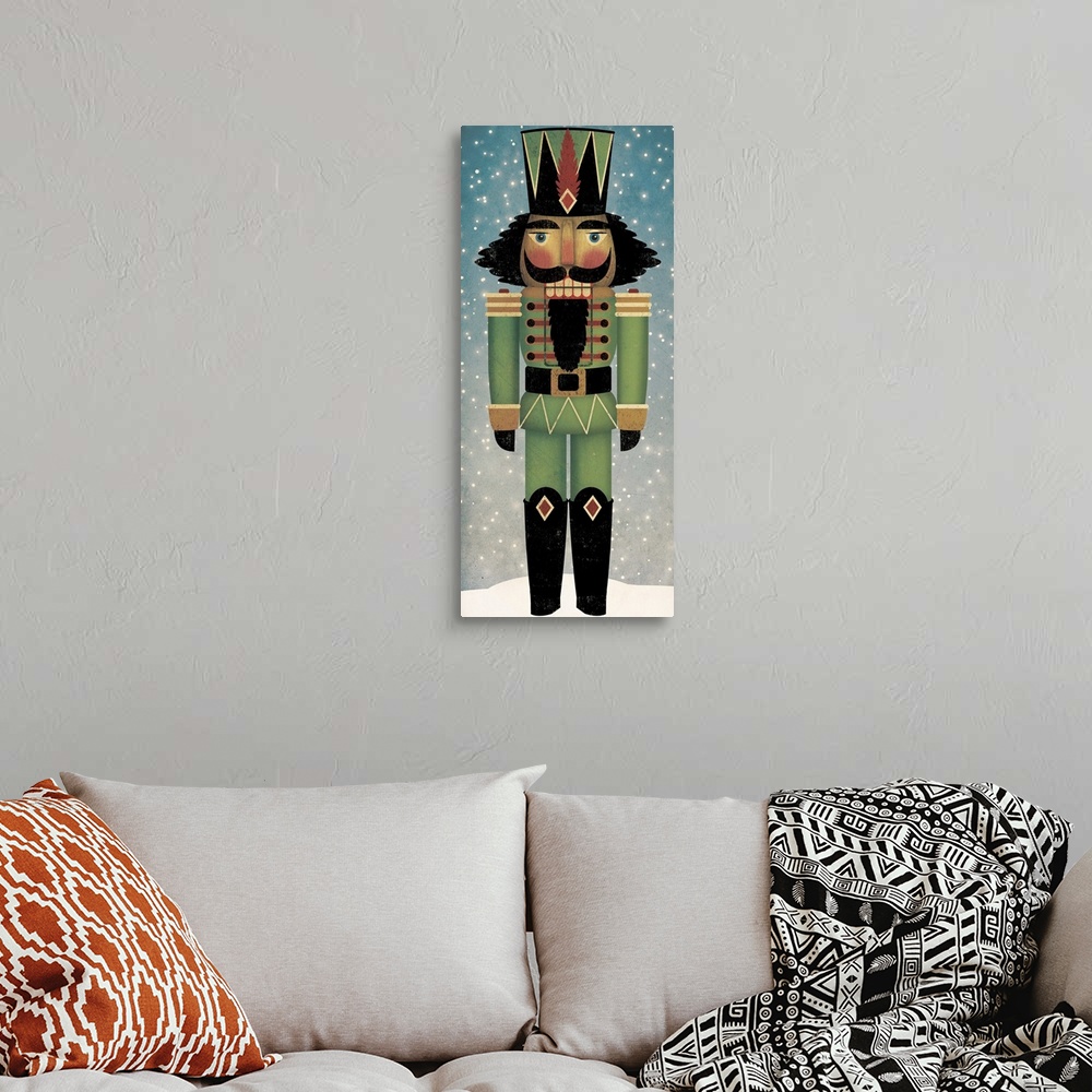 A bohemian room featuring Nutcracker II - daytime background