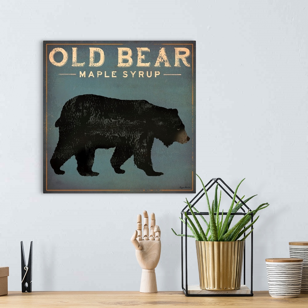 A bohemian room featuring Old Bear