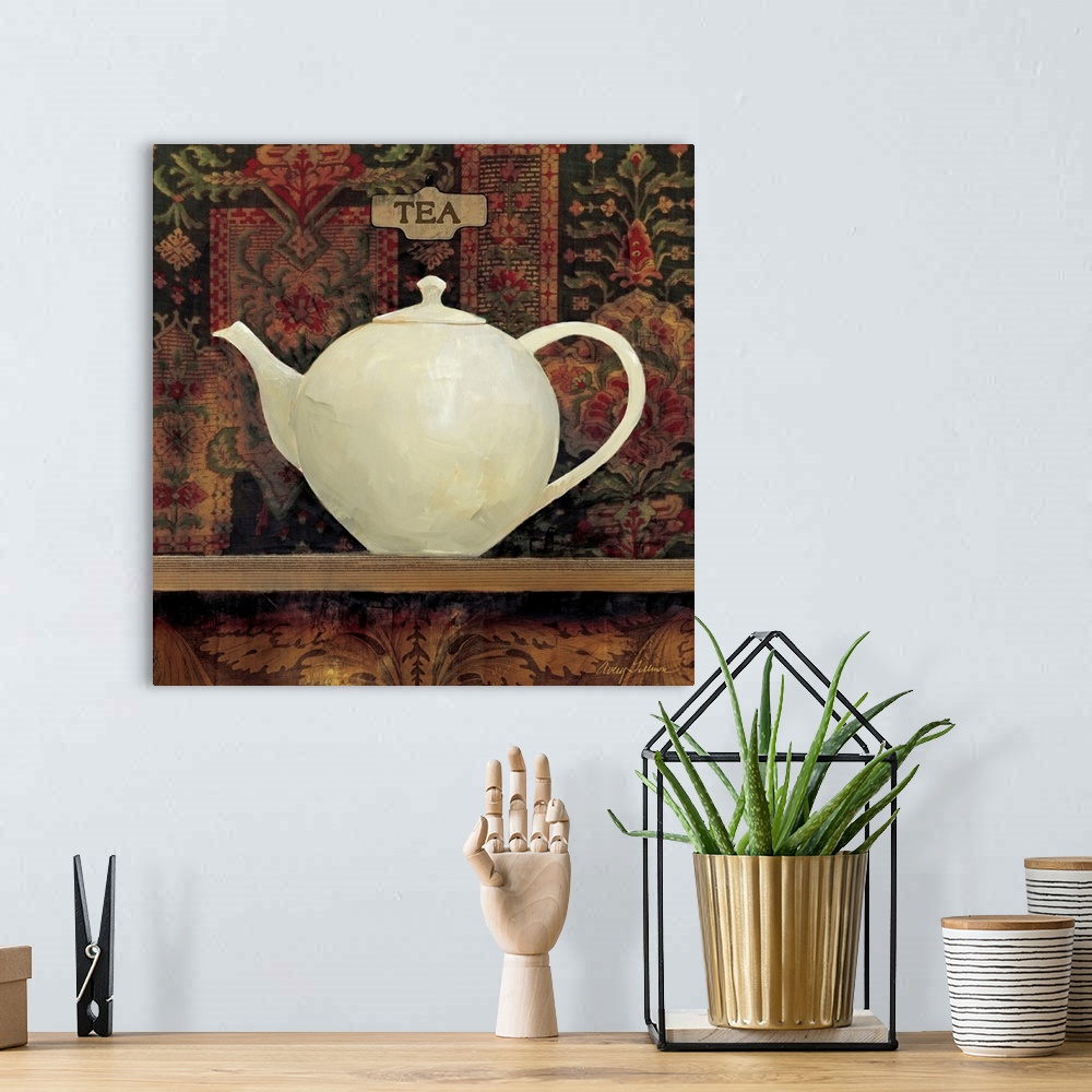 A bohemian room featuring Ornamental Teapot II