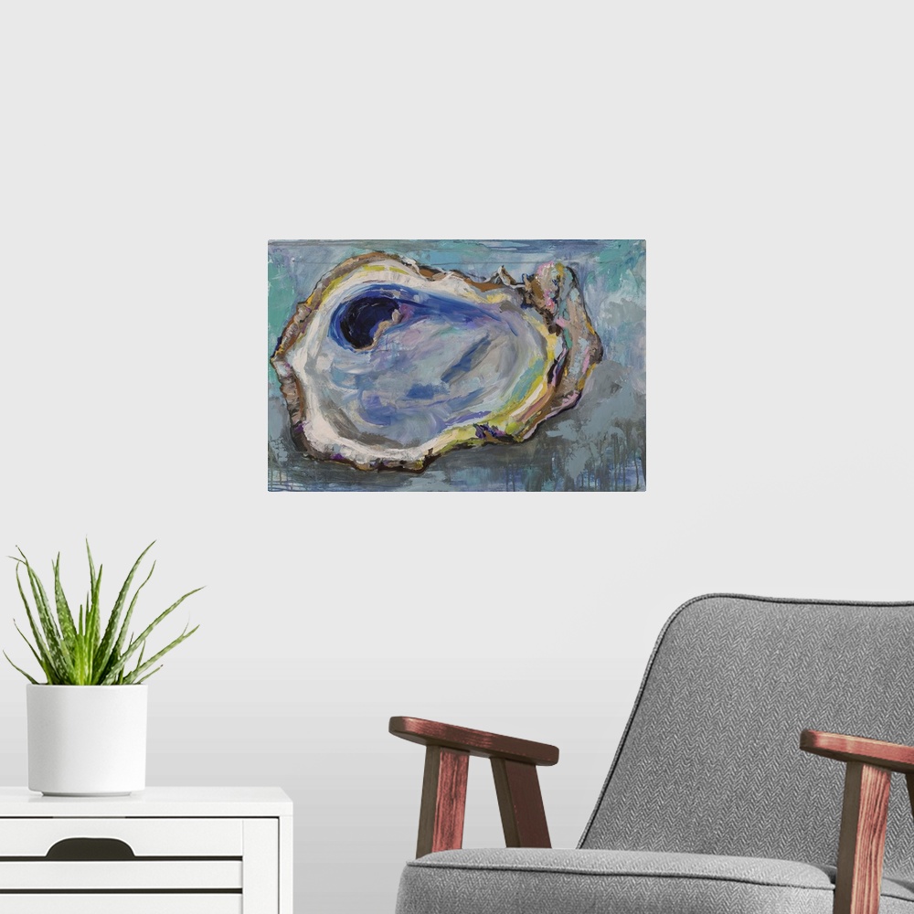 A modern room featuring Oyster Two