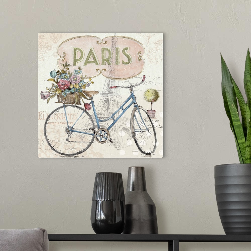 A modern room featuring Paris Forever III