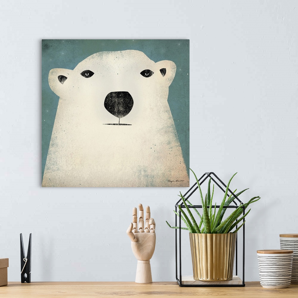 A bohemian room featuring Polar Bear