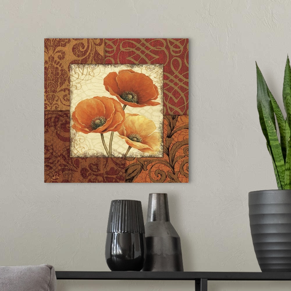 A modern room featuring Poppy Spices I