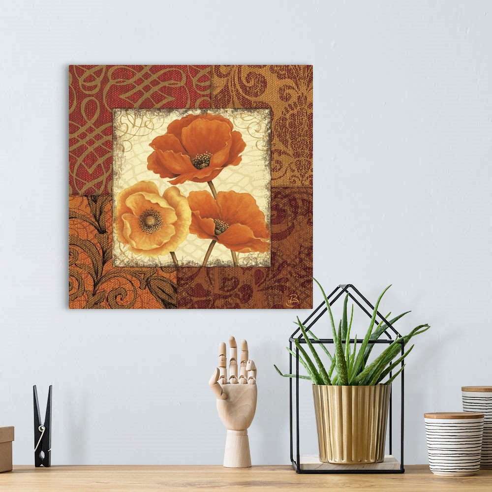 A bohemian room featuring Poppy Spices II