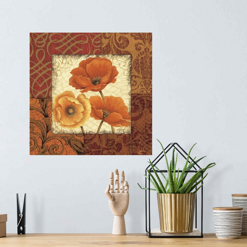A bohemian room featuring Poppy Spices II