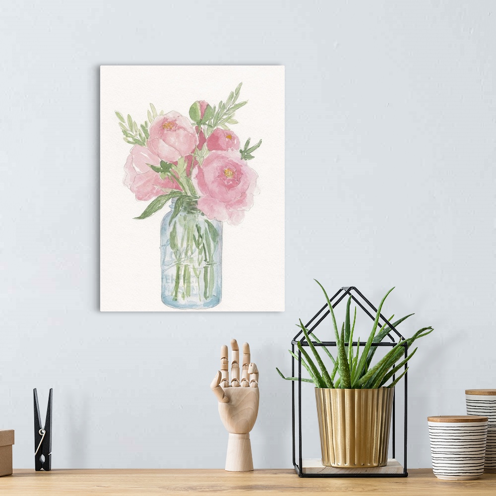 A bohemian room featuring Pretty Peonies