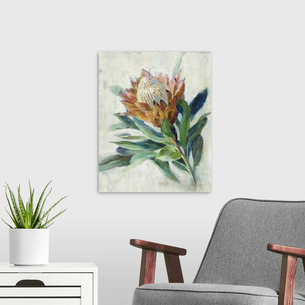 A modern room featuring Protea