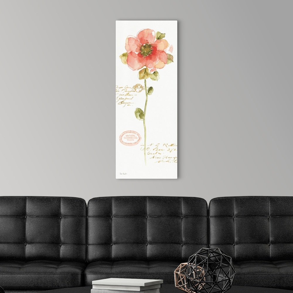 A modern room featuring Rainbow Seeds Loose Floral IV