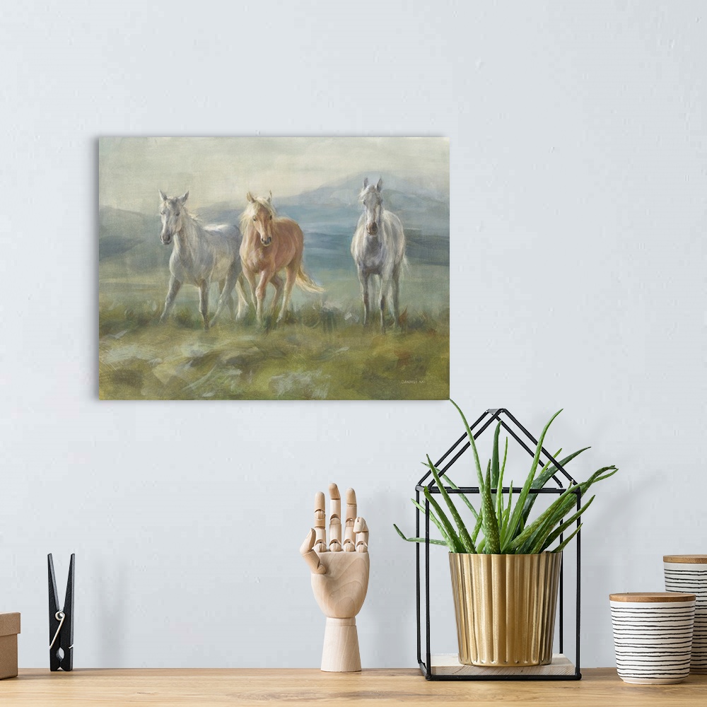 A bohemian room featuring Rangeland Horses