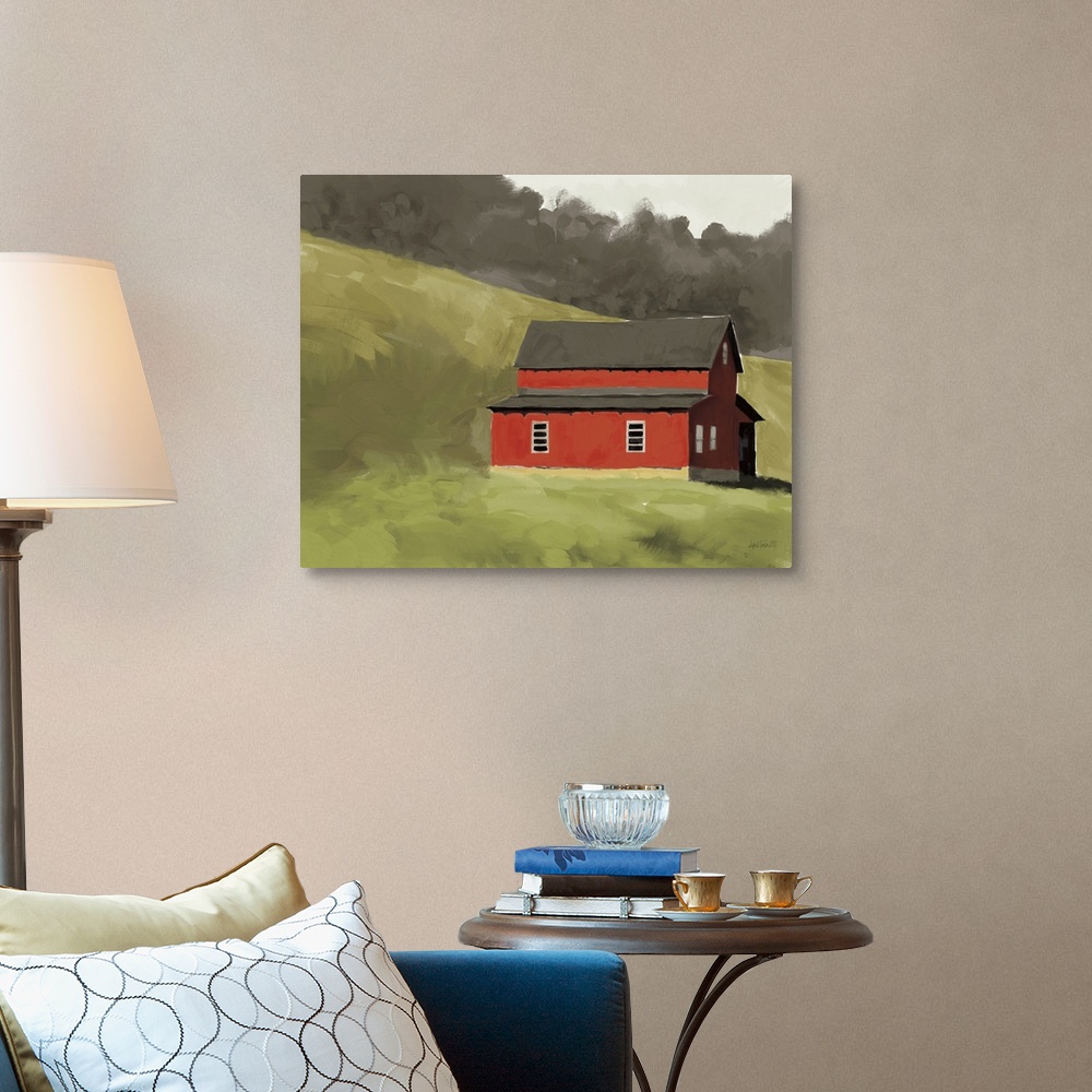 A traditional room featuring Red Barn I