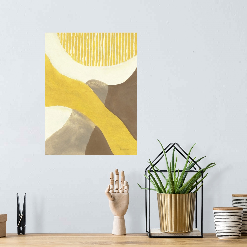 A bohemian room featuring Retro Abstract VI