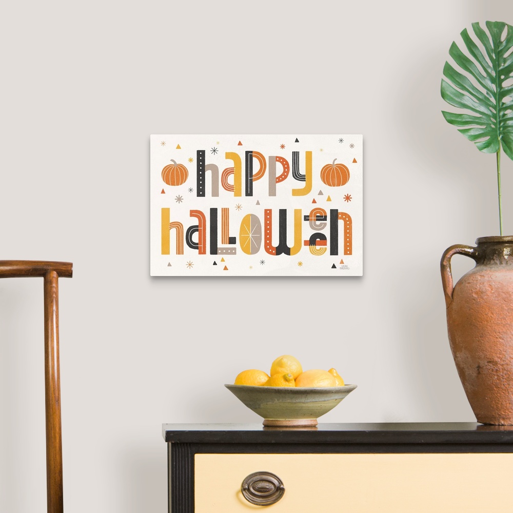 A traditional room featuring Retro Halloween I