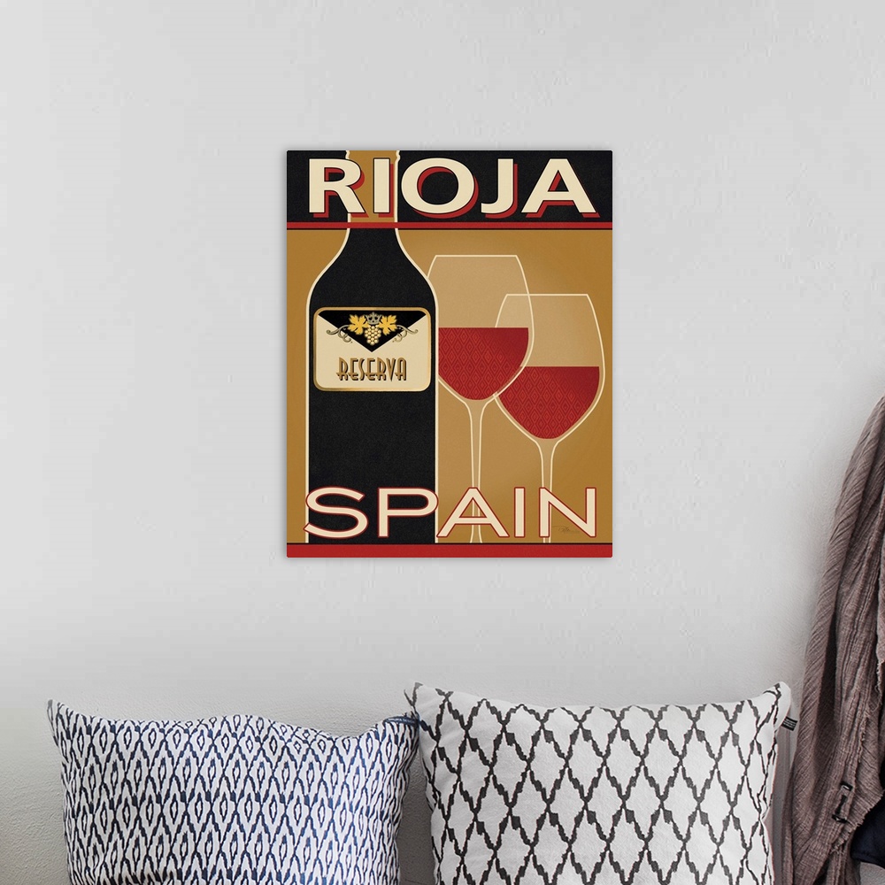A bohemian room featuring Rioja