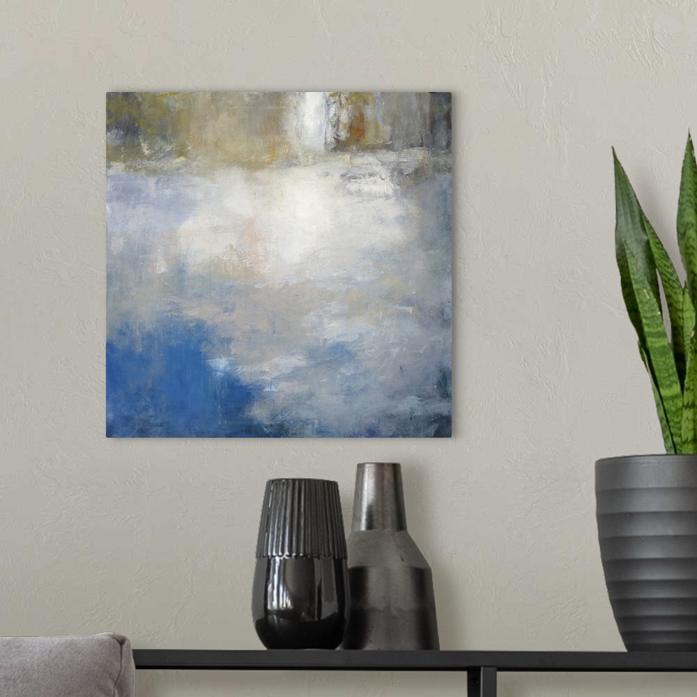 A modern room featuring River Abstract