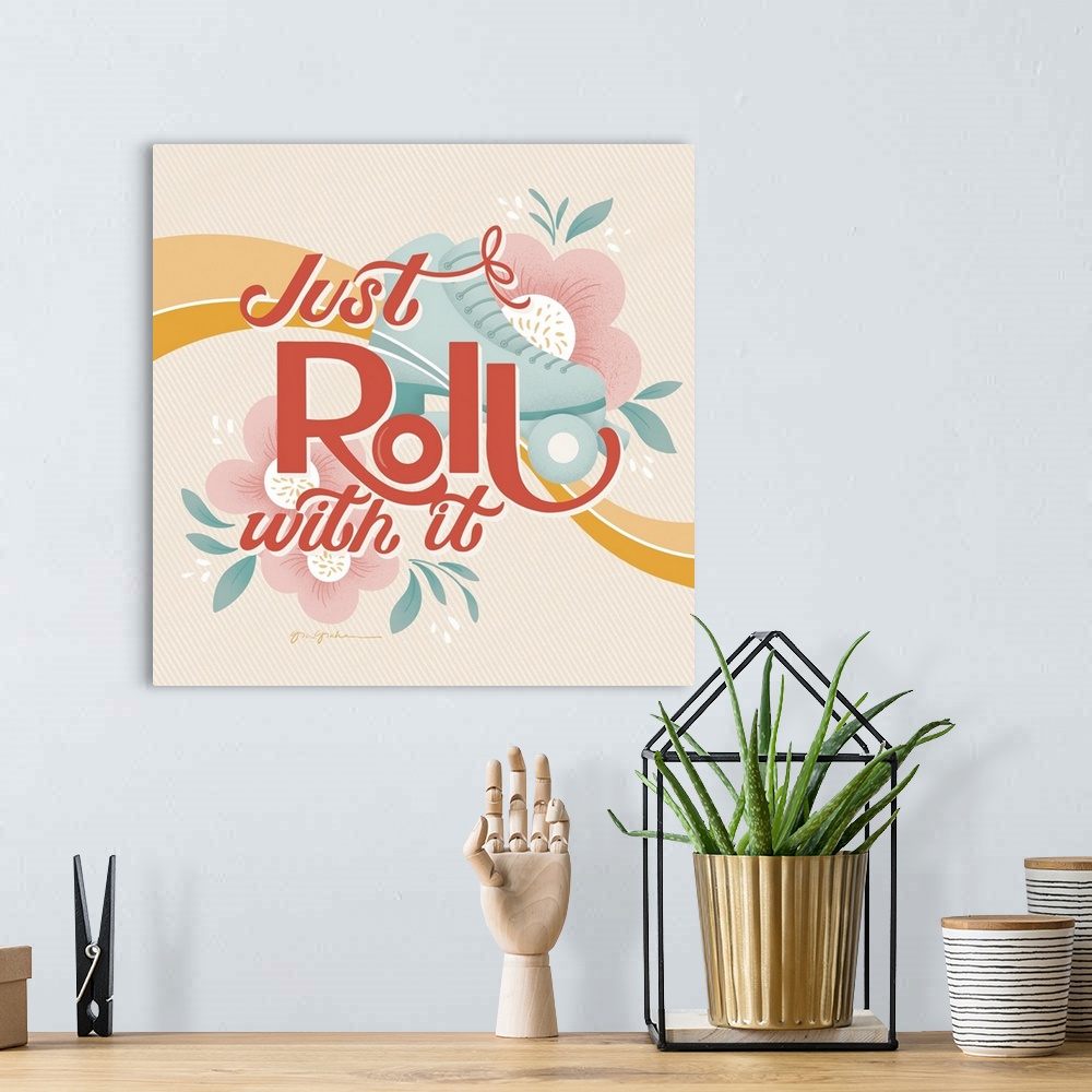 A bohemian room featuring Roll With It I